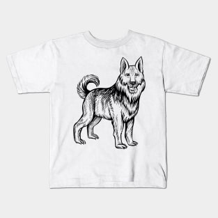 German Shepherd Kids T-Shirt